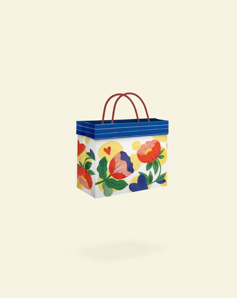 X BAG فولدی بگ دسته دار سایز شش 2021306004