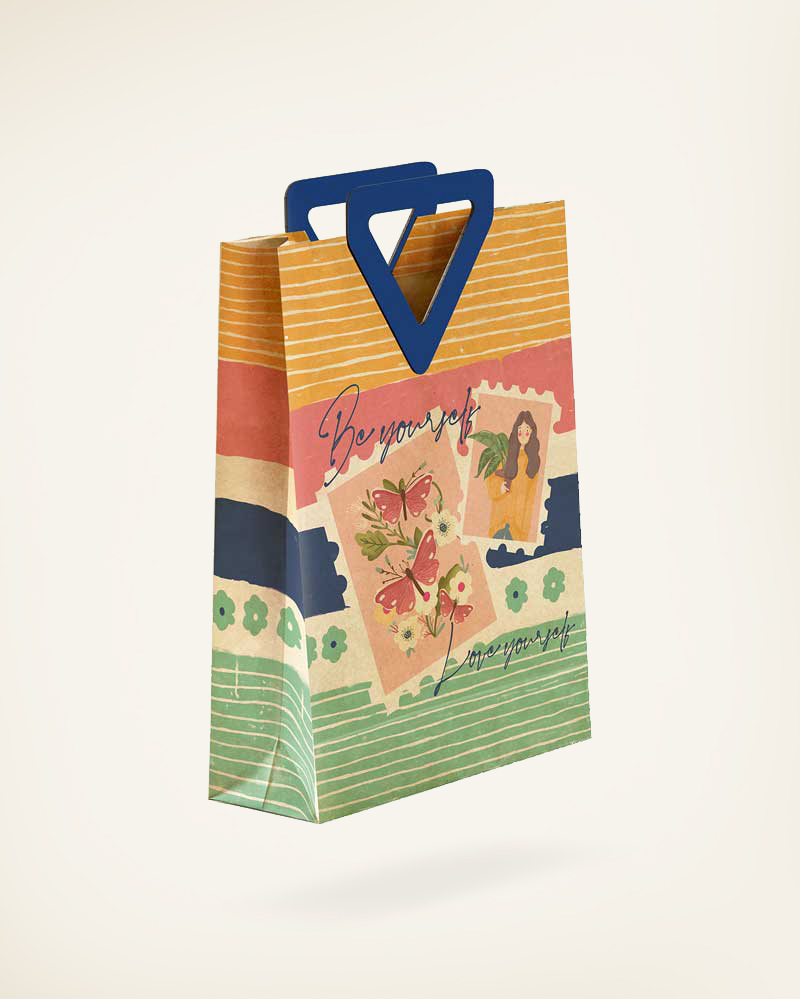 X BAG بگ دسته دار کرافت سایز چهار 2021104024