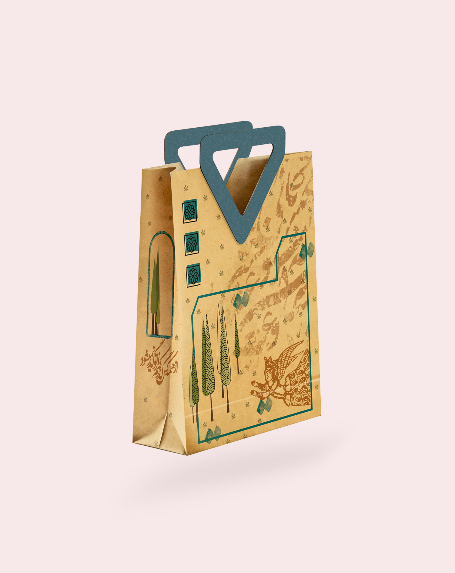 X BAG بگ دسته دار کرافت سایز یک 2021101030
