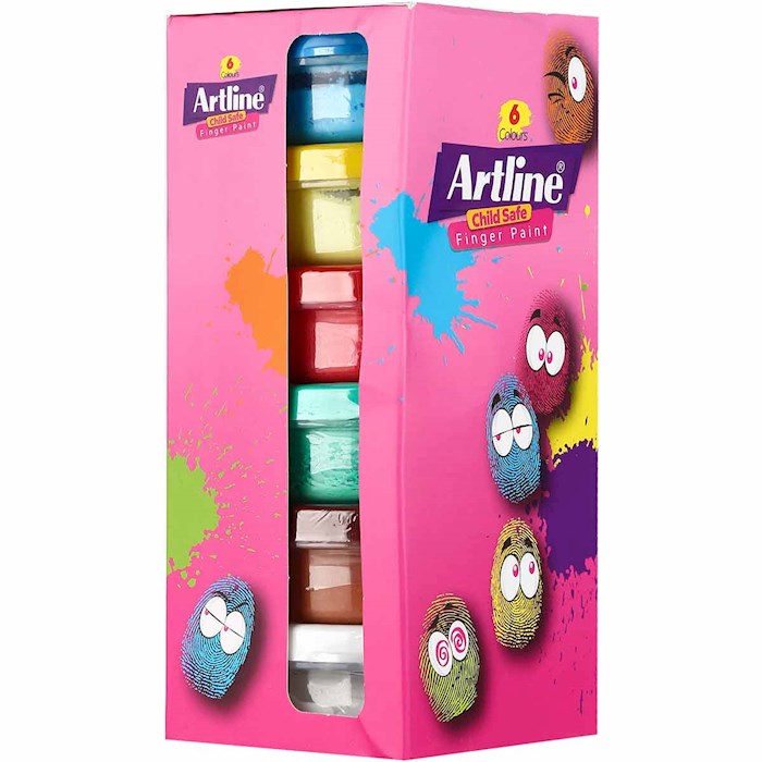رنگ انگشتی 6 تایی آرت لاین Artline