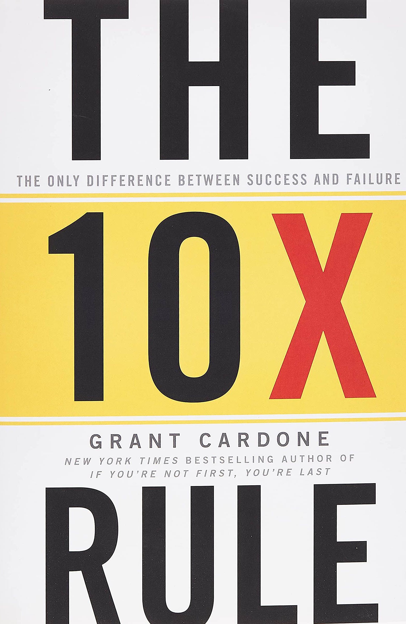 The 10x Rule Grant Cardone(Wiley)