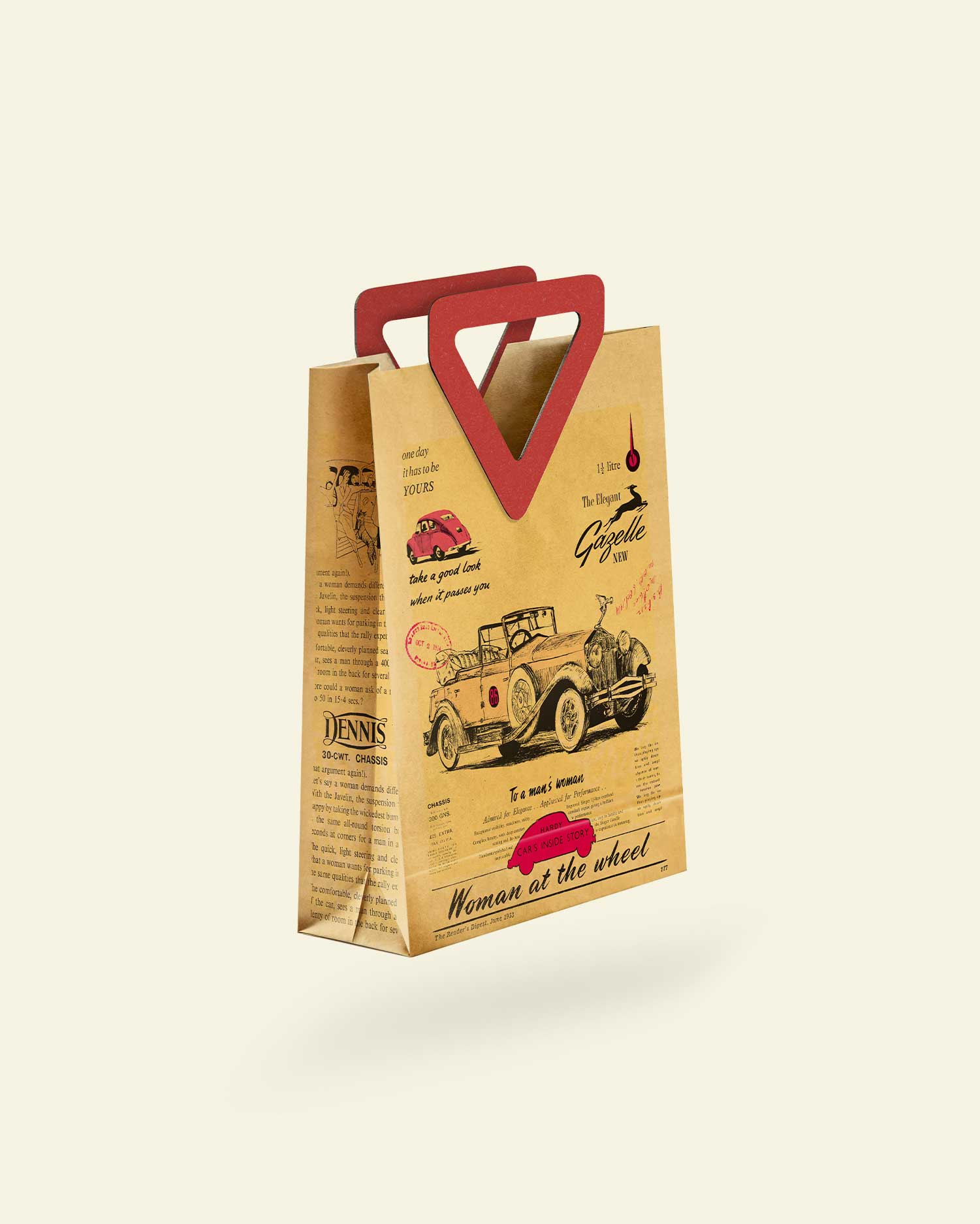 X BAG بگ دسته دار کرافت سایز یک 2021101039