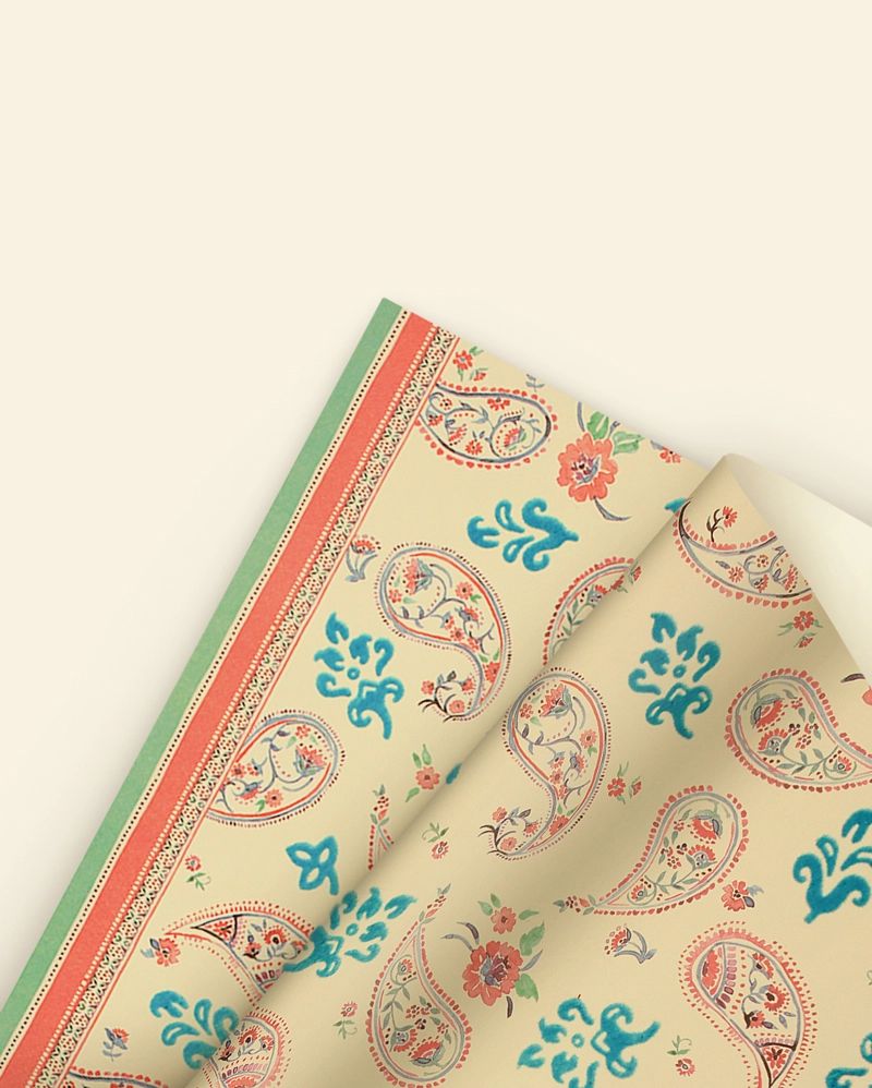 کاغذ کادو مخمل 2011601076 لوتوس MERRIX