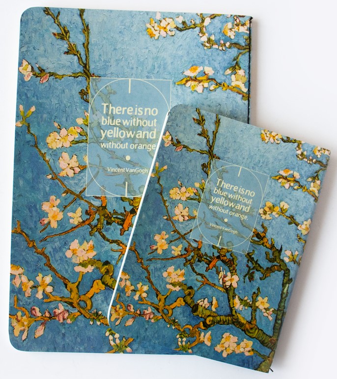دفتر فانتزی ته دوخت A5 Almond Blossoms(هیرمند)