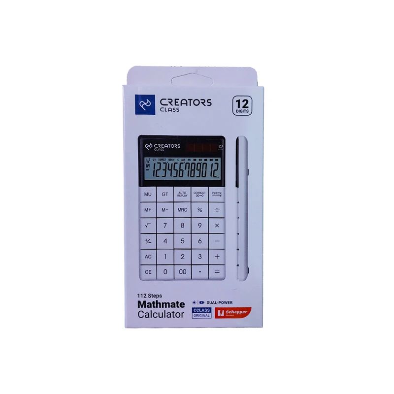 ماشین حساب مدل مت میت سفید کد Q5C-2(سی کلاس c.class)