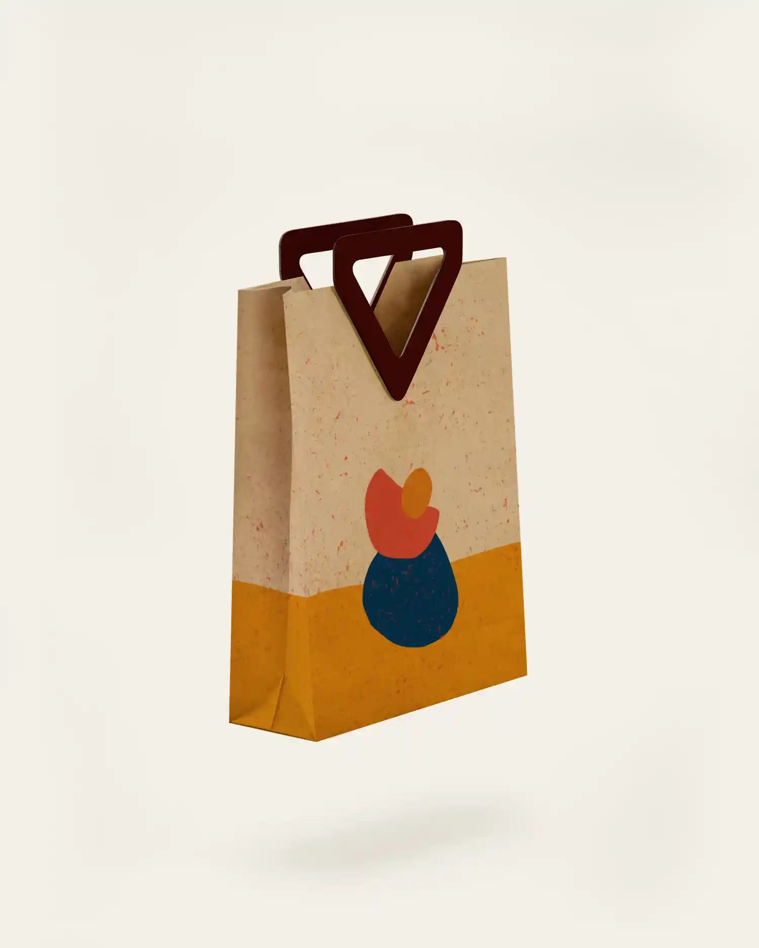 KRAFT BAG بگ دسته دار کرافت سایز دو 202112053