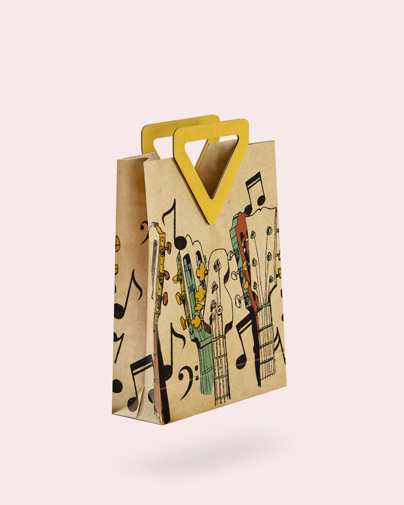 X BAG بگ دسته دار کرافت سایز سه 2021103041