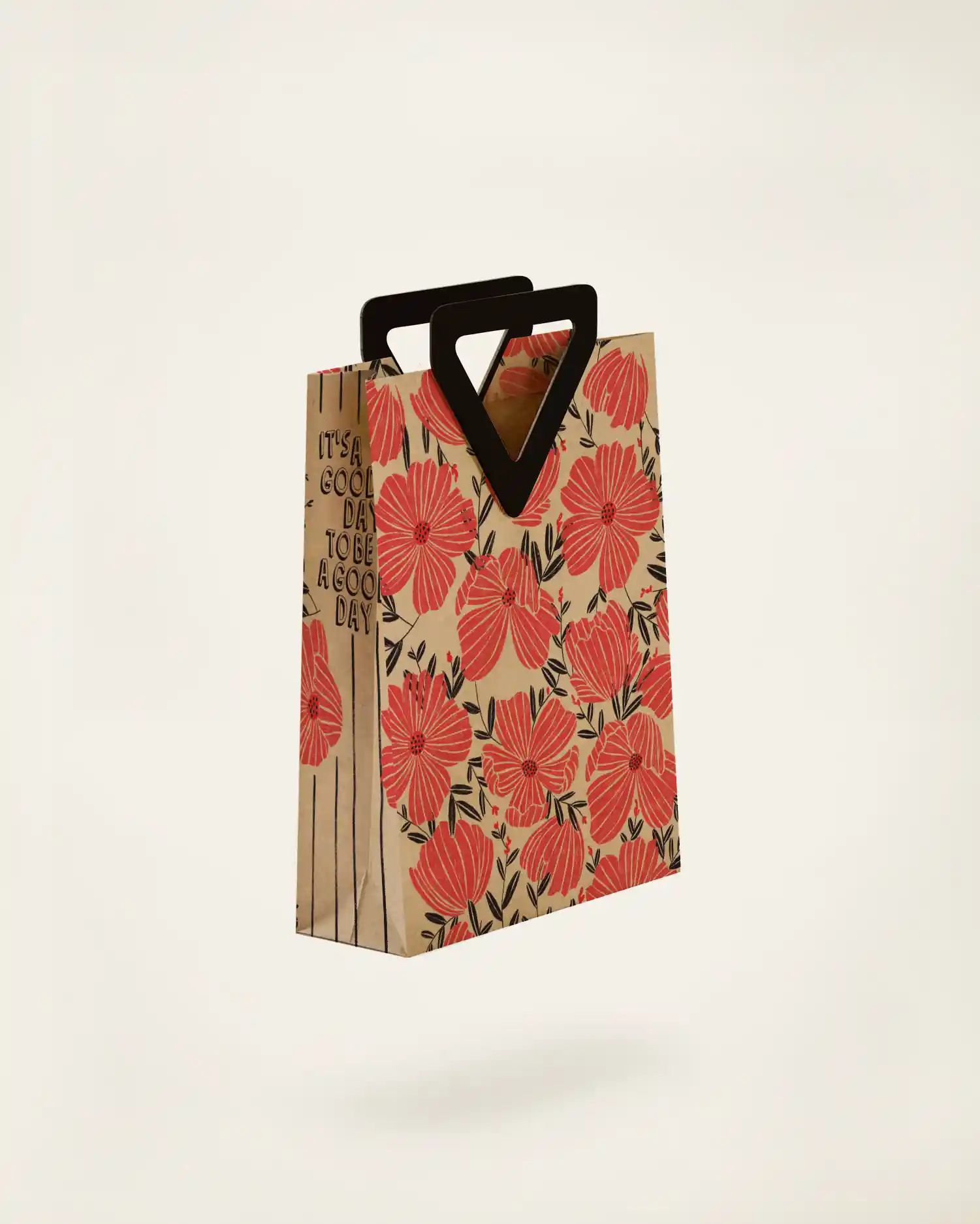 KRAFT BAG بگ دسته دار کرافت سایز دو 202112063