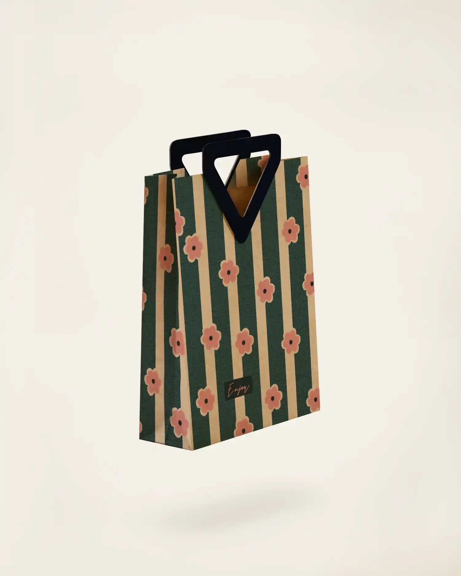 KRAFT BAG بگ دسته دار کرافت سایز دو 202112058