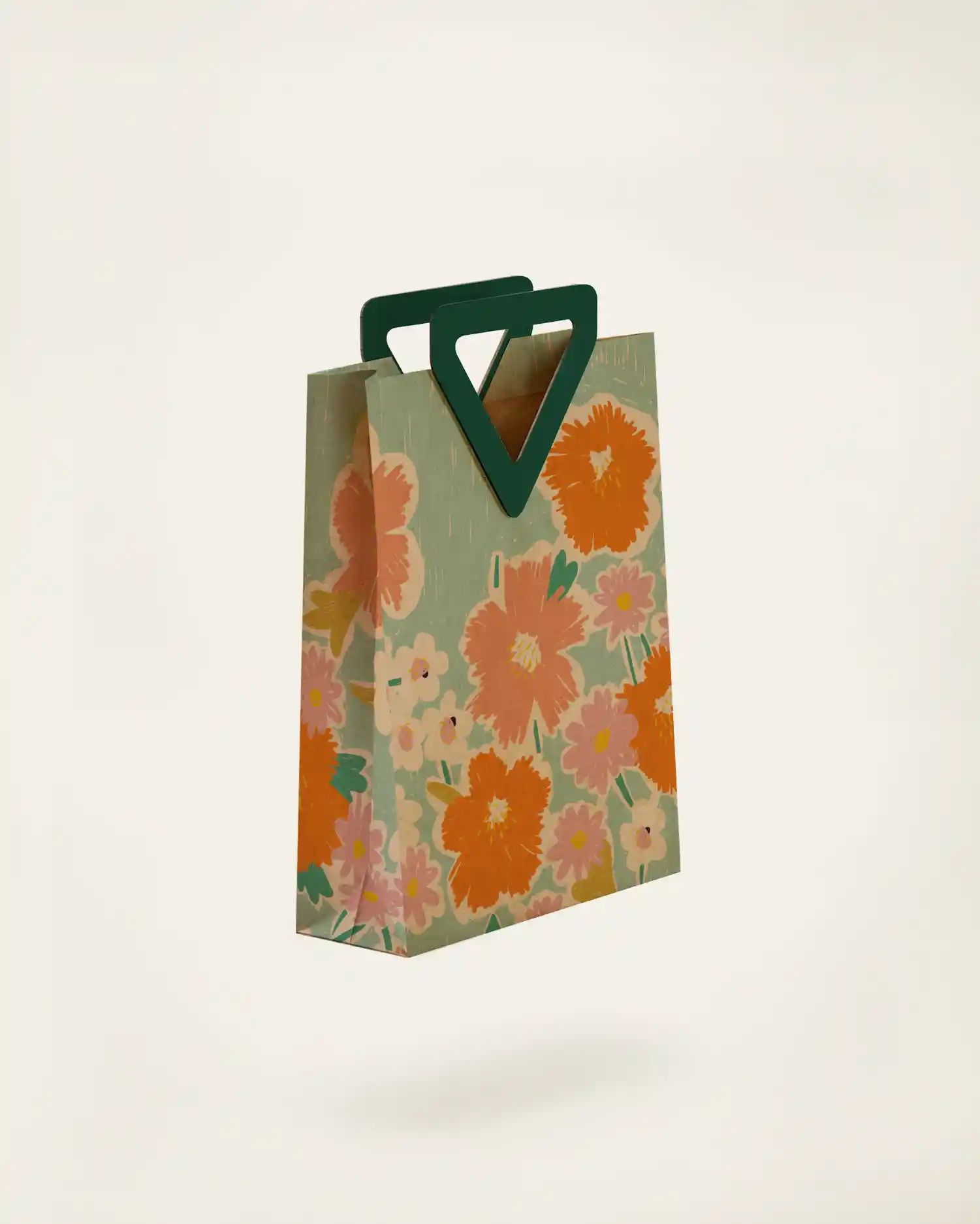 KRAFT BAG بگ دسته دار کرافت سایز دو 202112052
