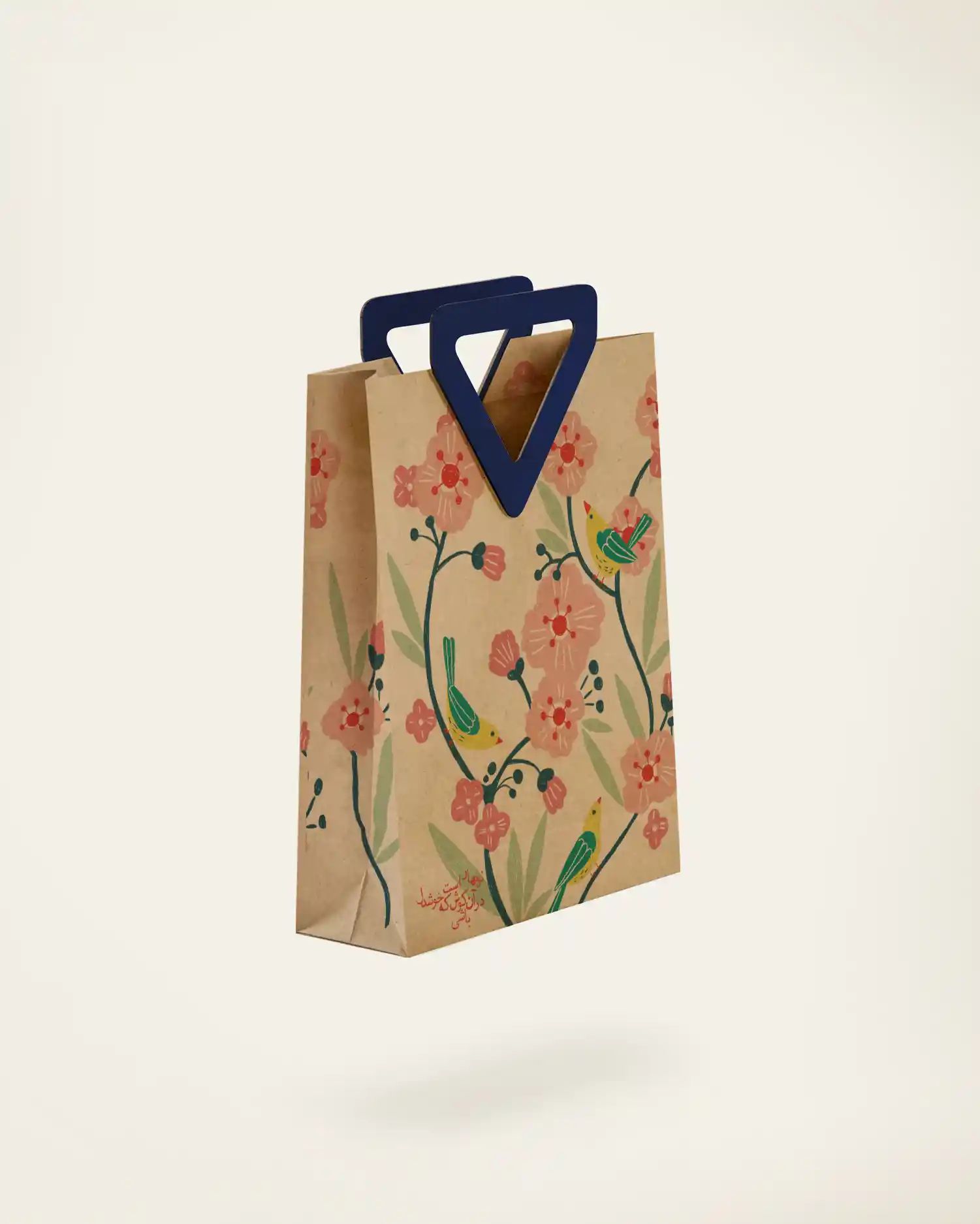 KRAFT BAG بگ دسته دار کرافت سایز دو 202112056