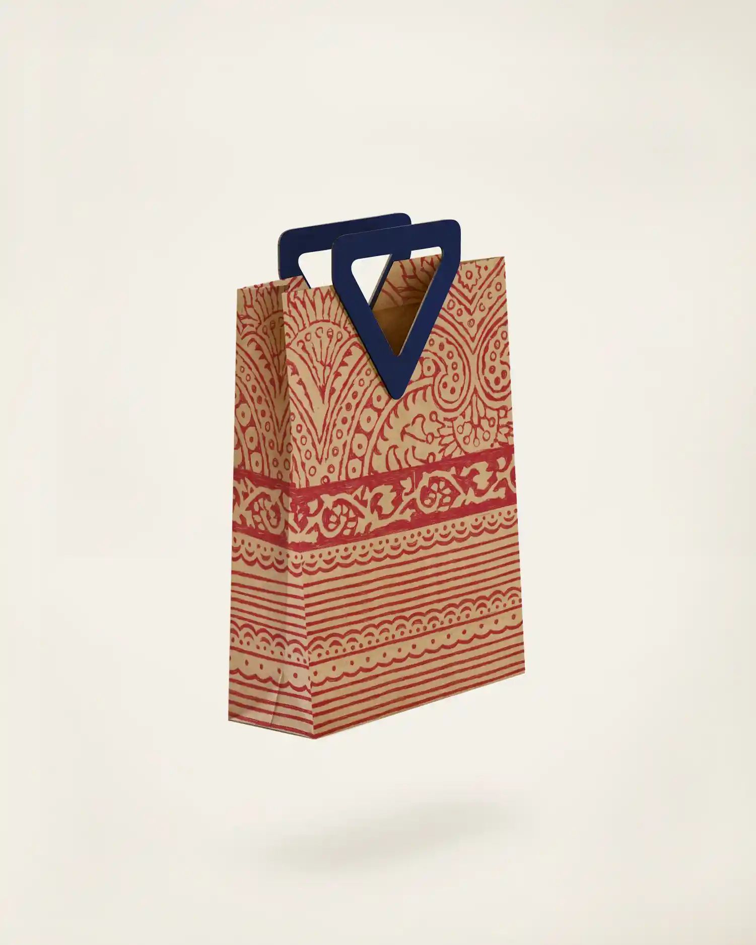 KRAFT BAG بگ دسته دار کرافت سایز دو 202112059