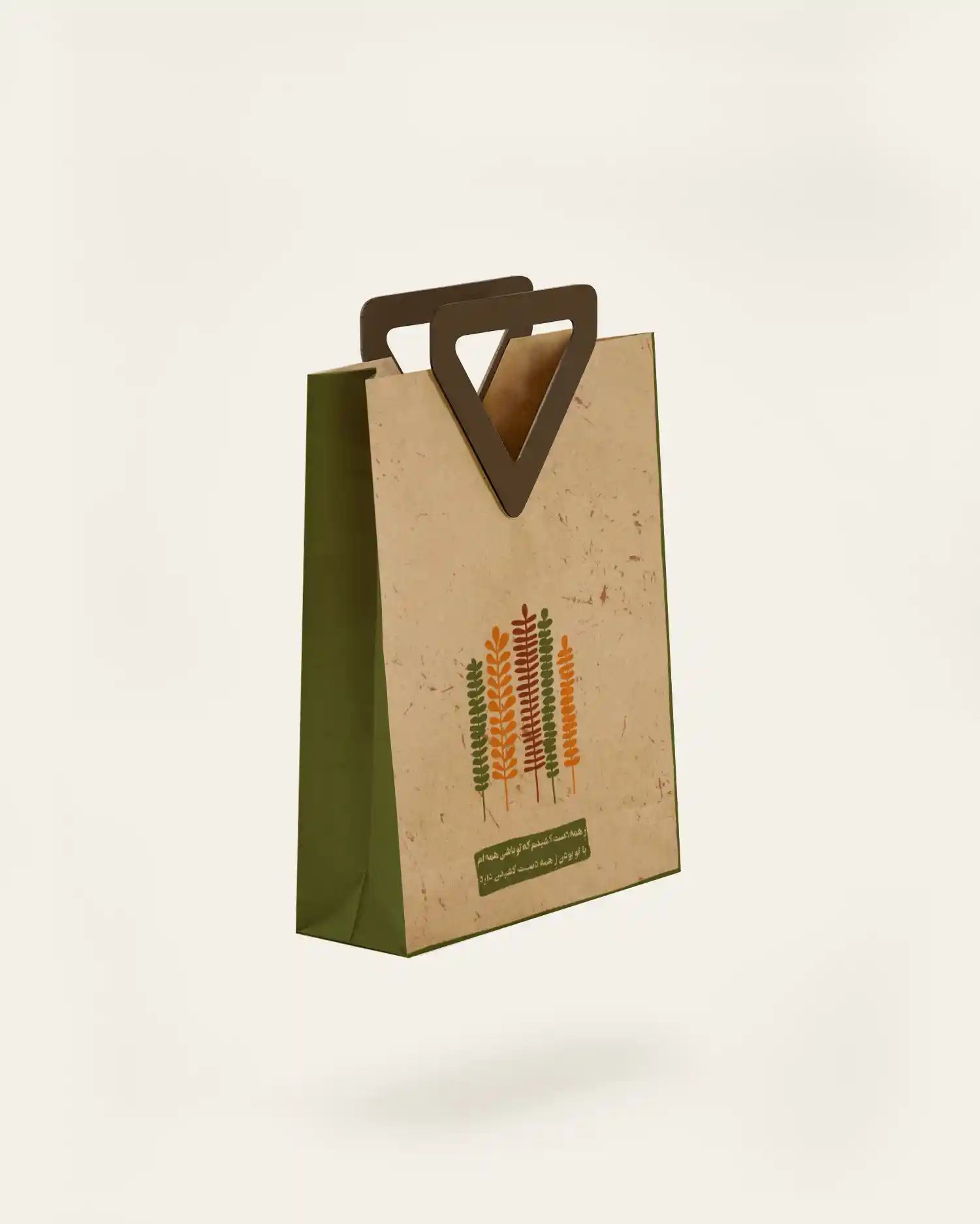 KRAFT BAG بگ دسته دار کرافت سایز دو 202112054