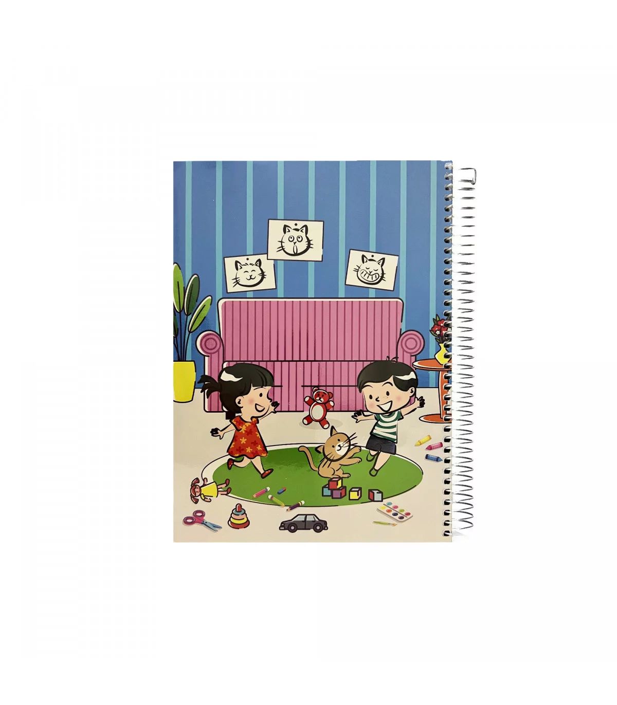 دفتر نقاشی 80 برگ سیمی طلقی PN-7078(پاپکو PAPCO)