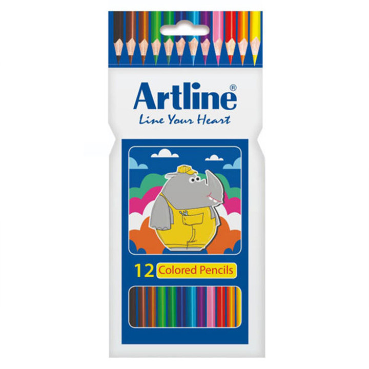 مداد رنگی 12 رنگ 2672 آرتلاین Artline