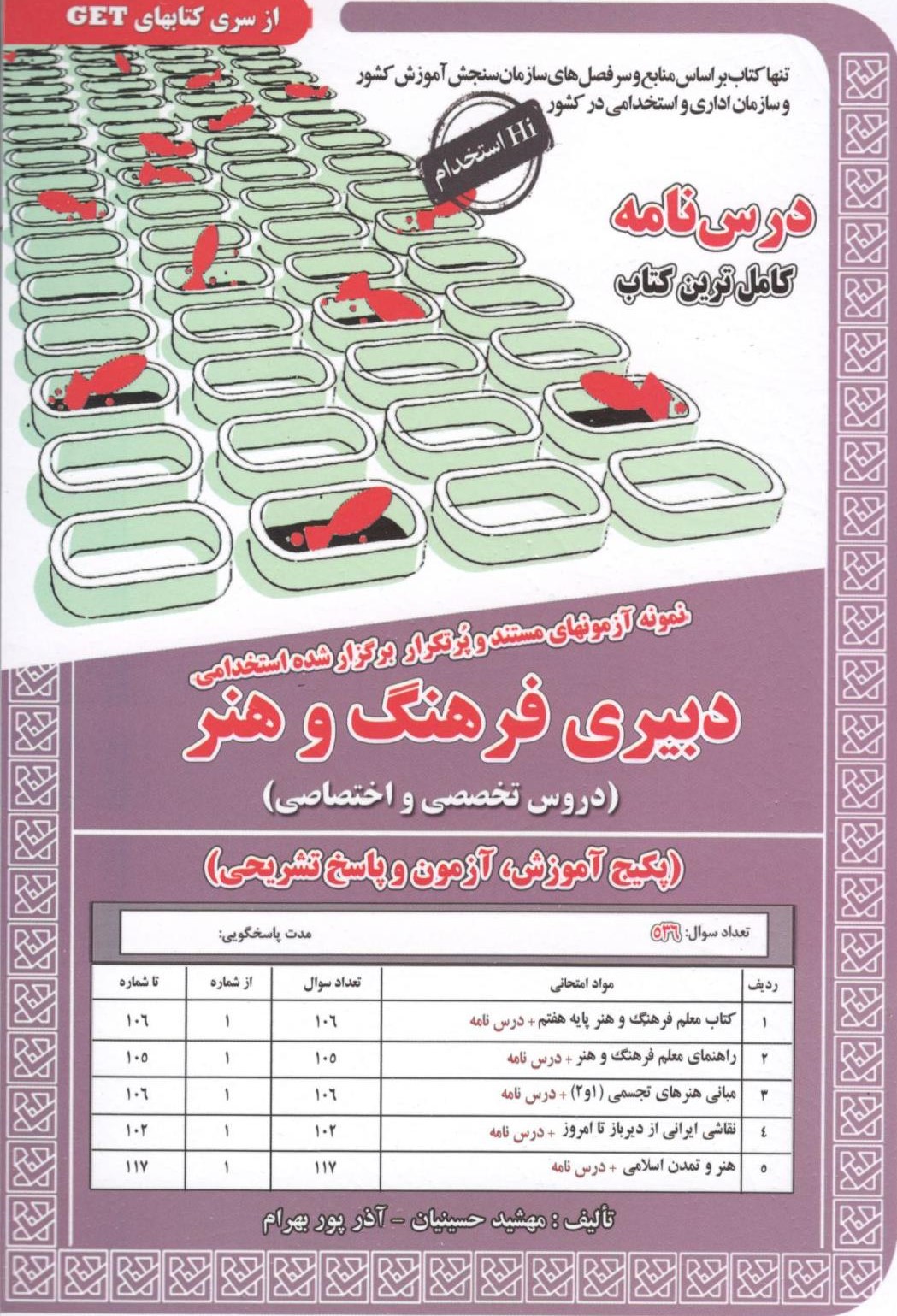 استخدامی دبیری فرهنگ و هنر تخصصی و اختصاصی(سامان سنجش)